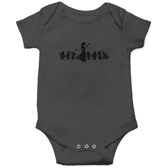 Disneyss Snow White And The Seven Dwarfs Silhouettes Onesies
