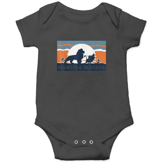 Disneyss Lion King Retro Hakuna Matata Trio Silhouette Onesies