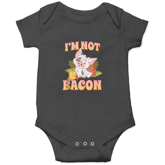 Disneyss Moana 2 Pua I'm Not Bacon Tropical Panel Onesies