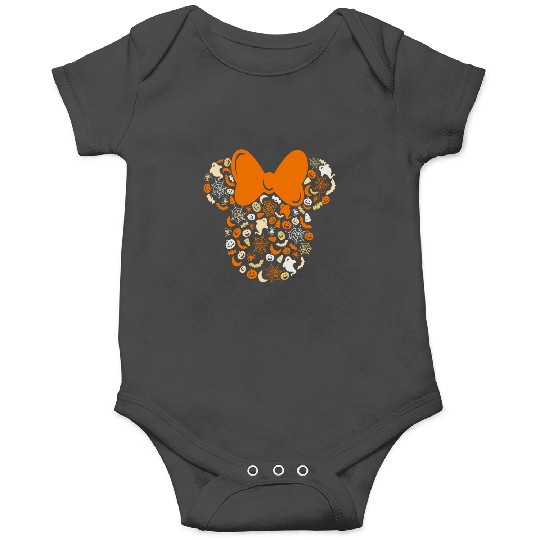 Discover Disney Minnie Mouse Halloween Ghosts Pumpkins Spiders Sweatshirt Onesies