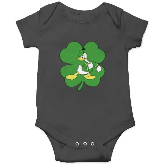 Disney Donald Duck Retro Shamrock St Patricks Day Patricks Day Onesies