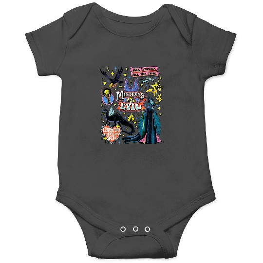 Disney Villains Mistress Of Evil Wicked All The Time Retro Onesies