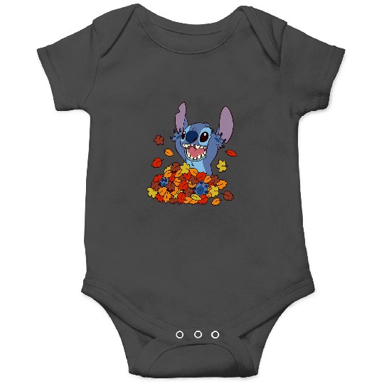 Disney Lilo Stitch Autumn Leaves Stitch Onesies