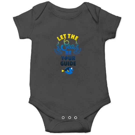 Disneys Pixars Finding Dory Let the Sea Be Your Guide Logo Onesies