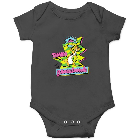 Disneyss The Lion King Timon At The Grasslands Retro Logo Onesies