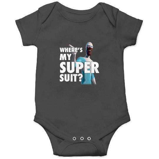 Disney Pixar The Incredibles Vintage Frozone Super Suit Logo Onesies