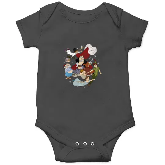 Disney Peter Pan Group Shot Stars Portrait Onesies