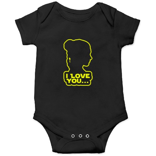 I love you, Princess Leia Onesies