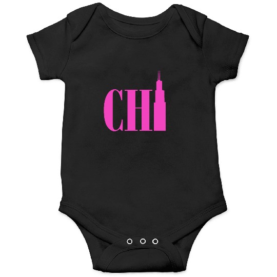 Chicago - Neon Pink Onesies