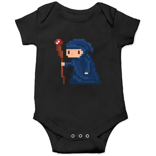 Pixel wizard Onesies
