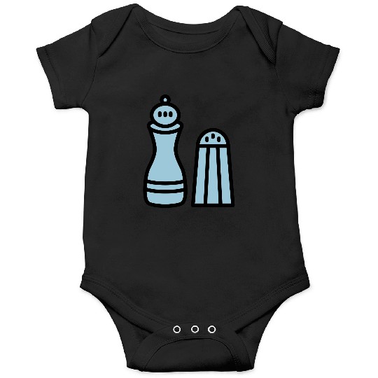 pepper grinder salt shaker Onesies
