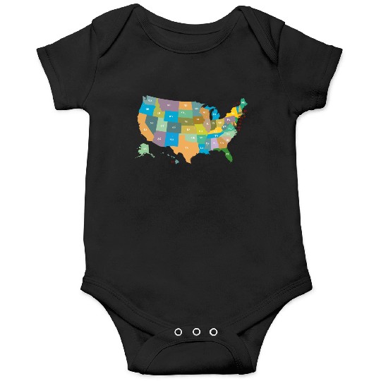 US States Onesies