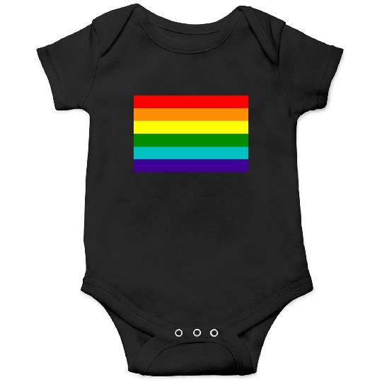 Gay pride rainbow flag Onesies