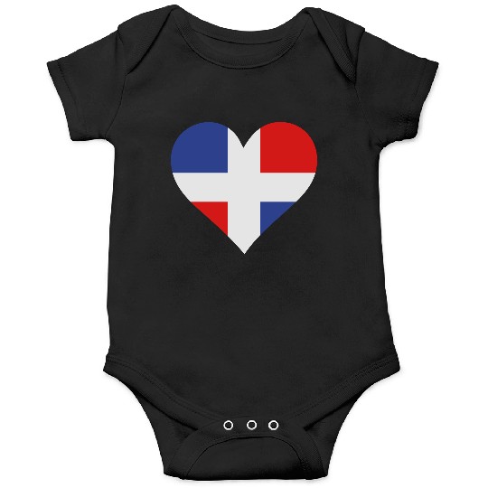 A Heart For The Dominican Republic Onesies