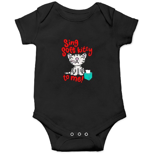 Theory Sing Soft Kitty Song Onesies