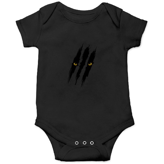 Black Panther Scratch Onesies
