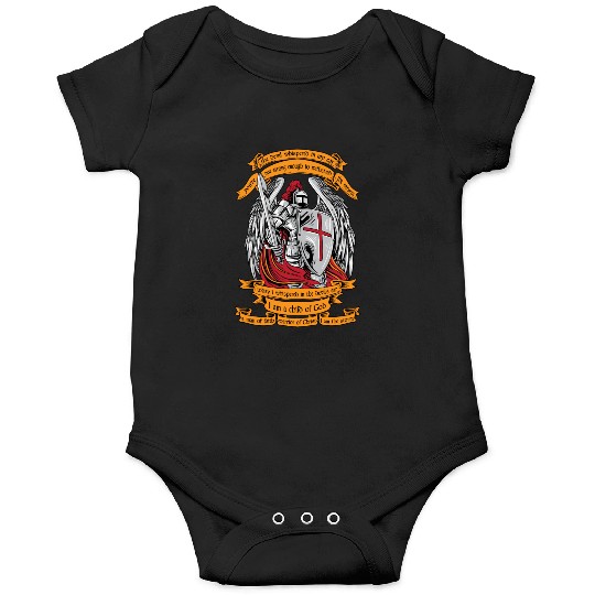 Knight templar I am a child of God Onesies Halloween