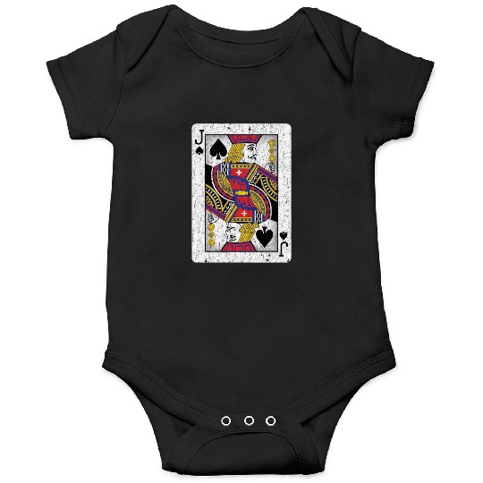 jack of spades playing card Onesies