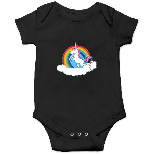 Rainbow Unicorn Love Onesies