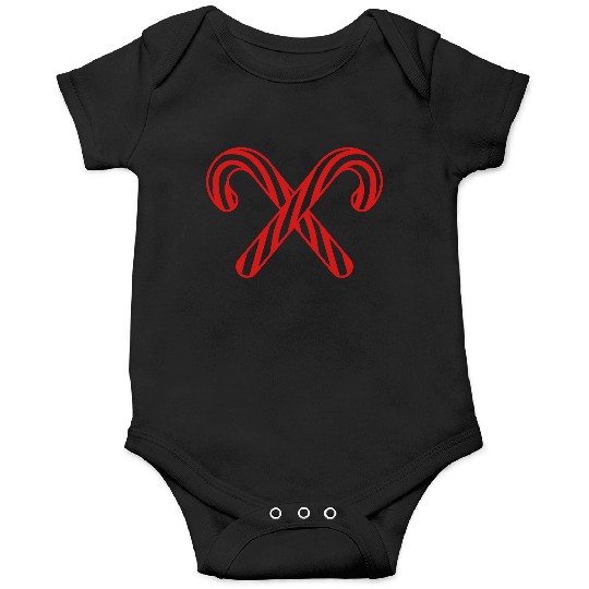 cross 2 candy cane x delicious candy sugar sweet h Onesies
