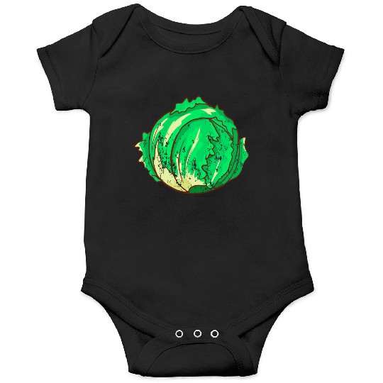 Retro Vintage Grunge Style Lettuce Onesies