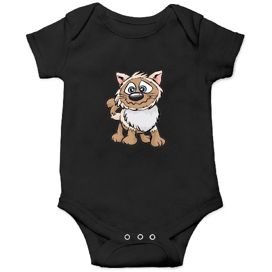 WEIRD CAT Crazy Mad funny Cartoon Comic Gift Onesies