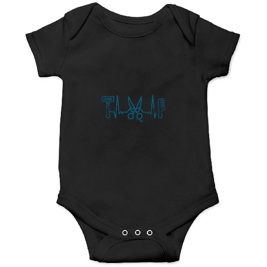 Hair Stylist Heartbeat Onesies