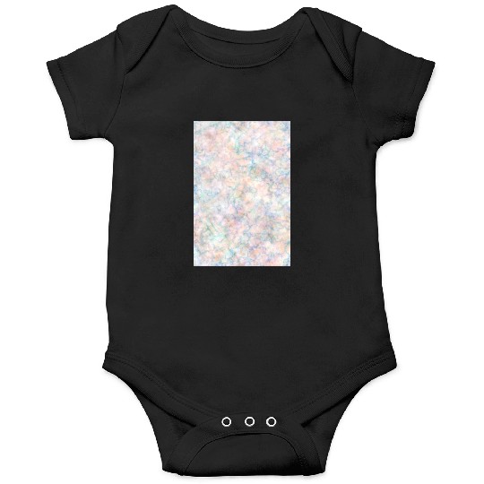 Multicolor Pastel Rainbow Marble Pattern Onesies