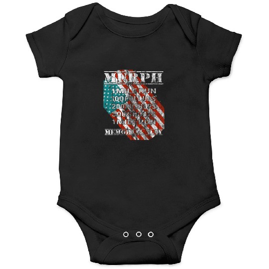 2019 Murph Challenge Memorial Day WOD Workout Gym Onesies