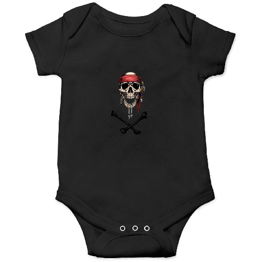 Pirate Skull and Crossbones Onesies