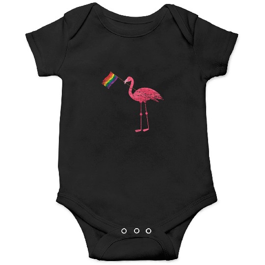 Flamingo Rainbow Onesies