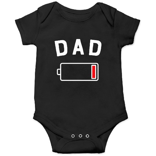 DAD LOW BAT Onesies