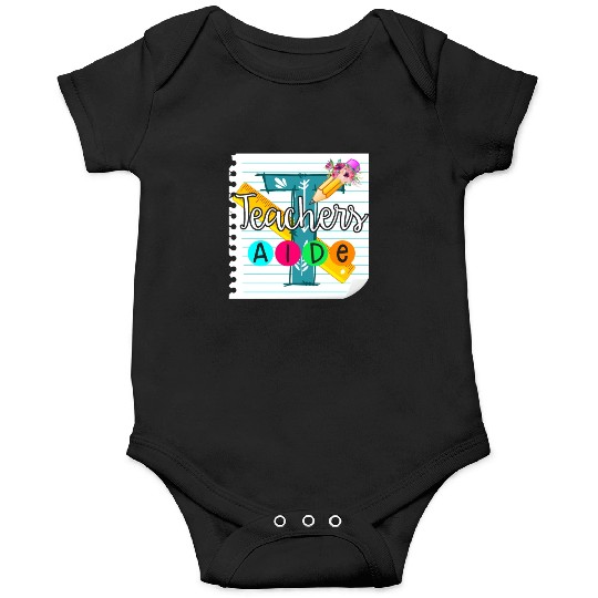 Teacher's Aide Onesies Teacher Assistant Gift