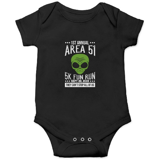 Area 51 Alien Fun run Onesies