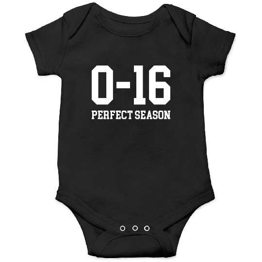 Detroit Lions 0 16 Perfect Season Onesies