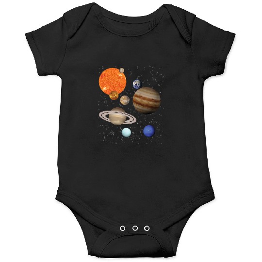realistic Solar System planet Outer Space Explorer Onesies