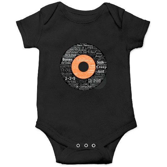 Radiohead Albums and Songs Onesies