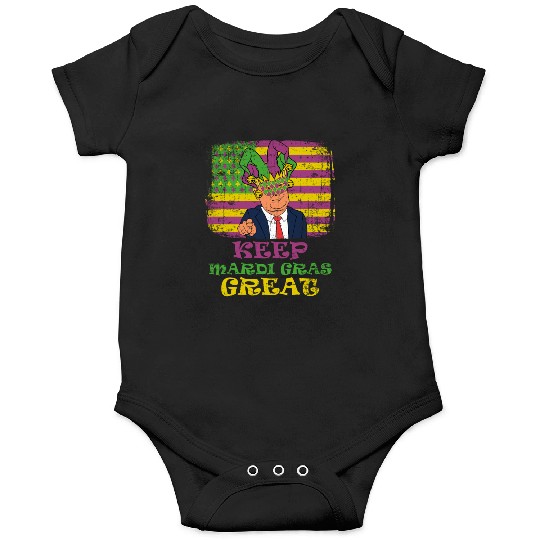 Keep Mardi Gras Great Party Onesies Parade Onesies