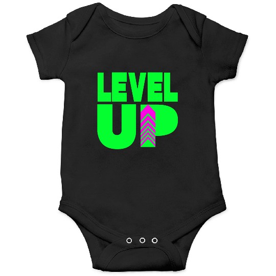 Level Up Neon Green Onesies