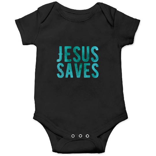 Christian Store - Jesus Saves - Christian Onesies