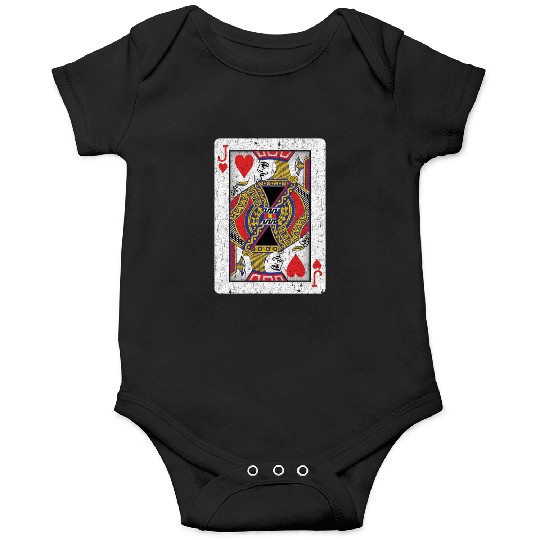 jack of hearts playing card Onesies