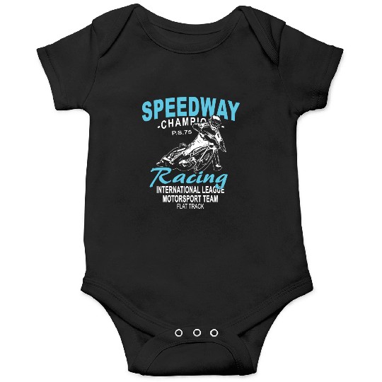 Motorcycle Speedway Racing Onesies