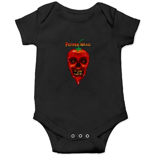 Pepper Head Skull Onesies