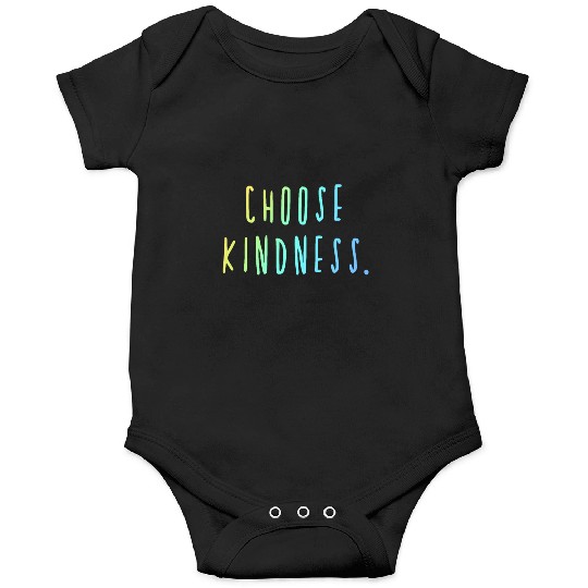 Choose Kindness Cool Colors Ombre Onesies