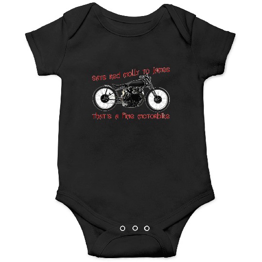 Says Red Molly to James Onesies