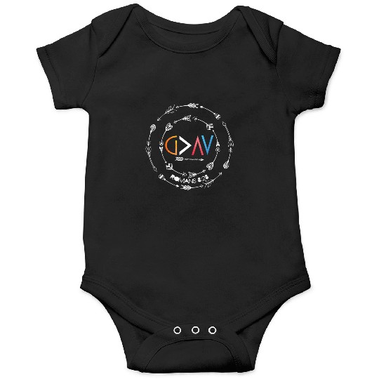 Romans 8 28 God is Great Religious Christian Gifts Onesies