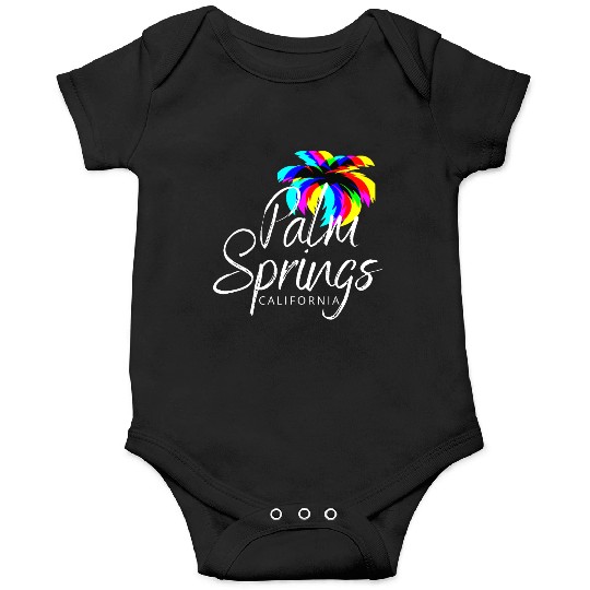 Palm Springs Neon Tree (White) Onesies