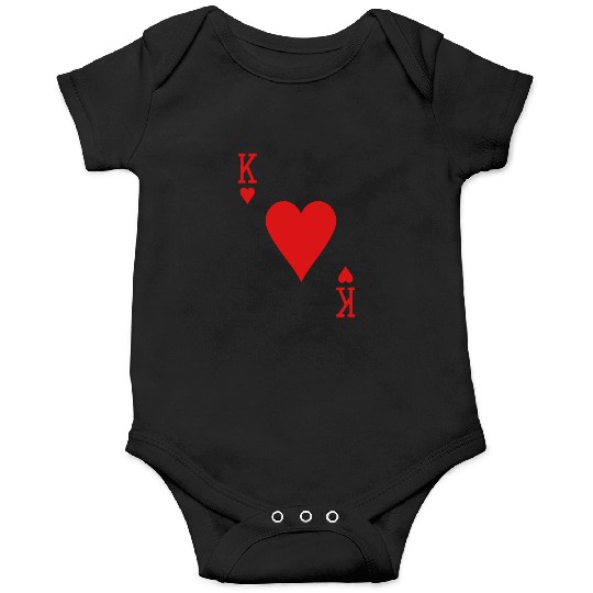 King of Hearts Halloween Costume Onesies