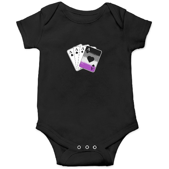 Ace Asexual Pride Gifts Playing Card LGBTQ Pride Onesies