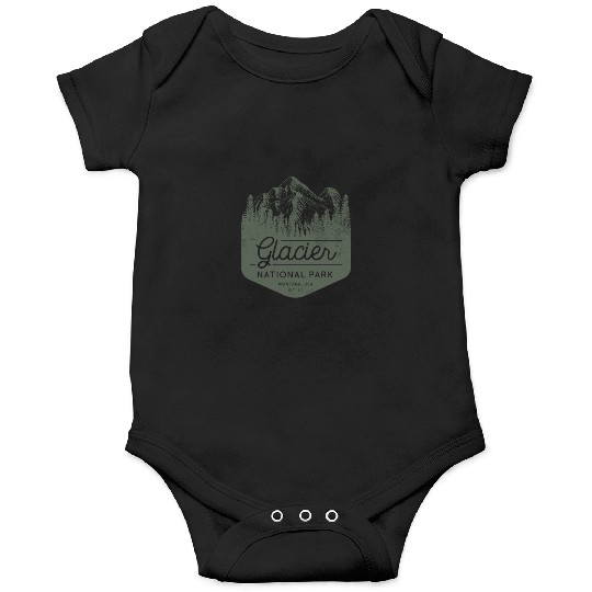 Glacier National Park Hiking Montana Onesies
